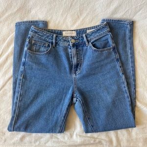 medium wash pacsun mom jeans
